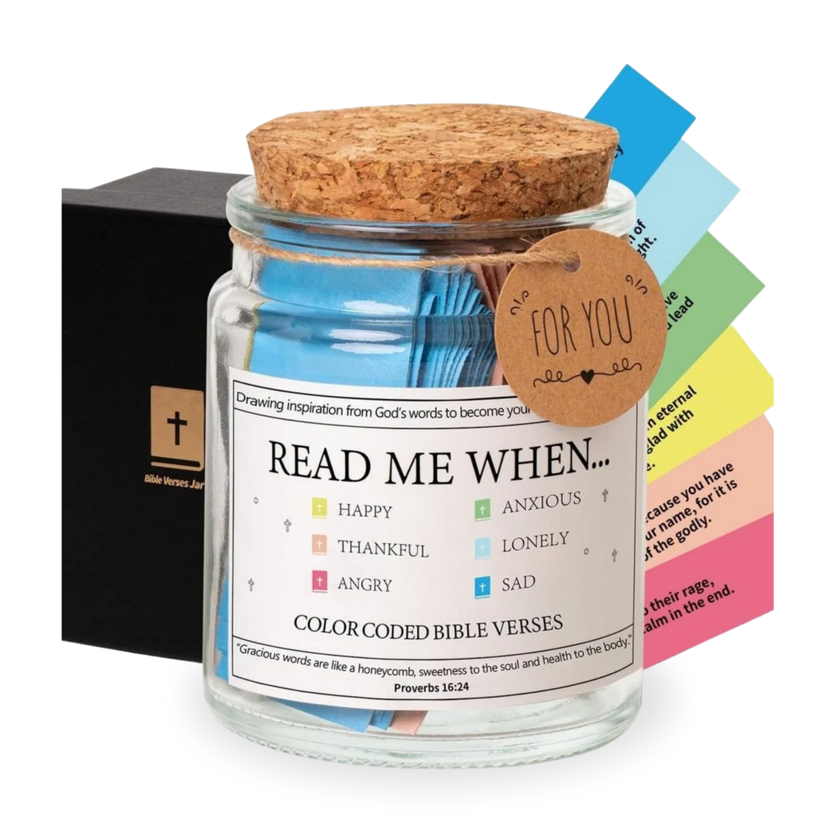 Emotion Color Coded Bible Verse Jar